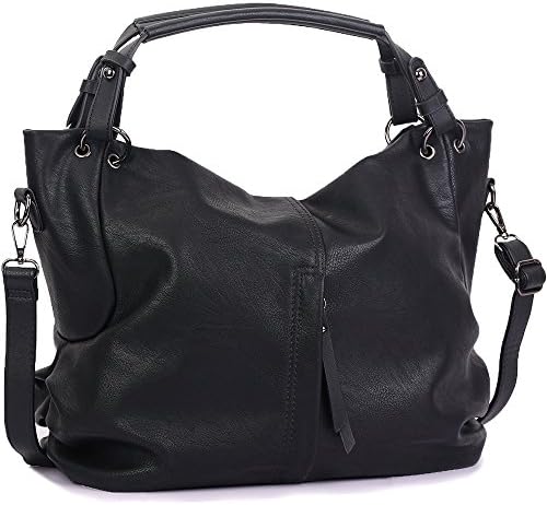 Handbags for Women WISHESGEM Large Capacity Ladies Hobo Purses Top Handle PU Leather Shoulder Bags