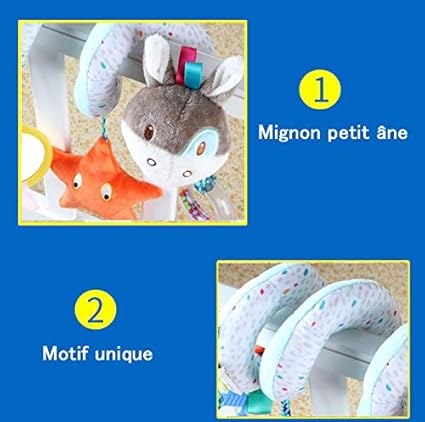 Jouet Spirale Bebe Jouet Poussette Avec Hochet Bebe Et Anneau Dentition Bebe Pour Spirale Lit Poussette Landau Jouet Peluche Suspendu Pendaison Jouet Bebe Enfant Fille Garcon Jouet Etuca Jeux Et Jouets Jouets D Eveil