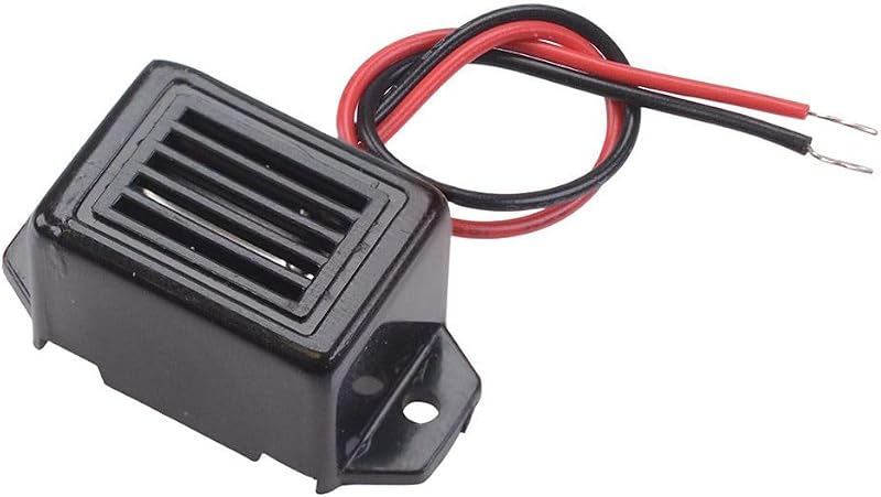 Switch Electronics 12V Electronic Buzzer with Flying Leads 75dB 400Hz