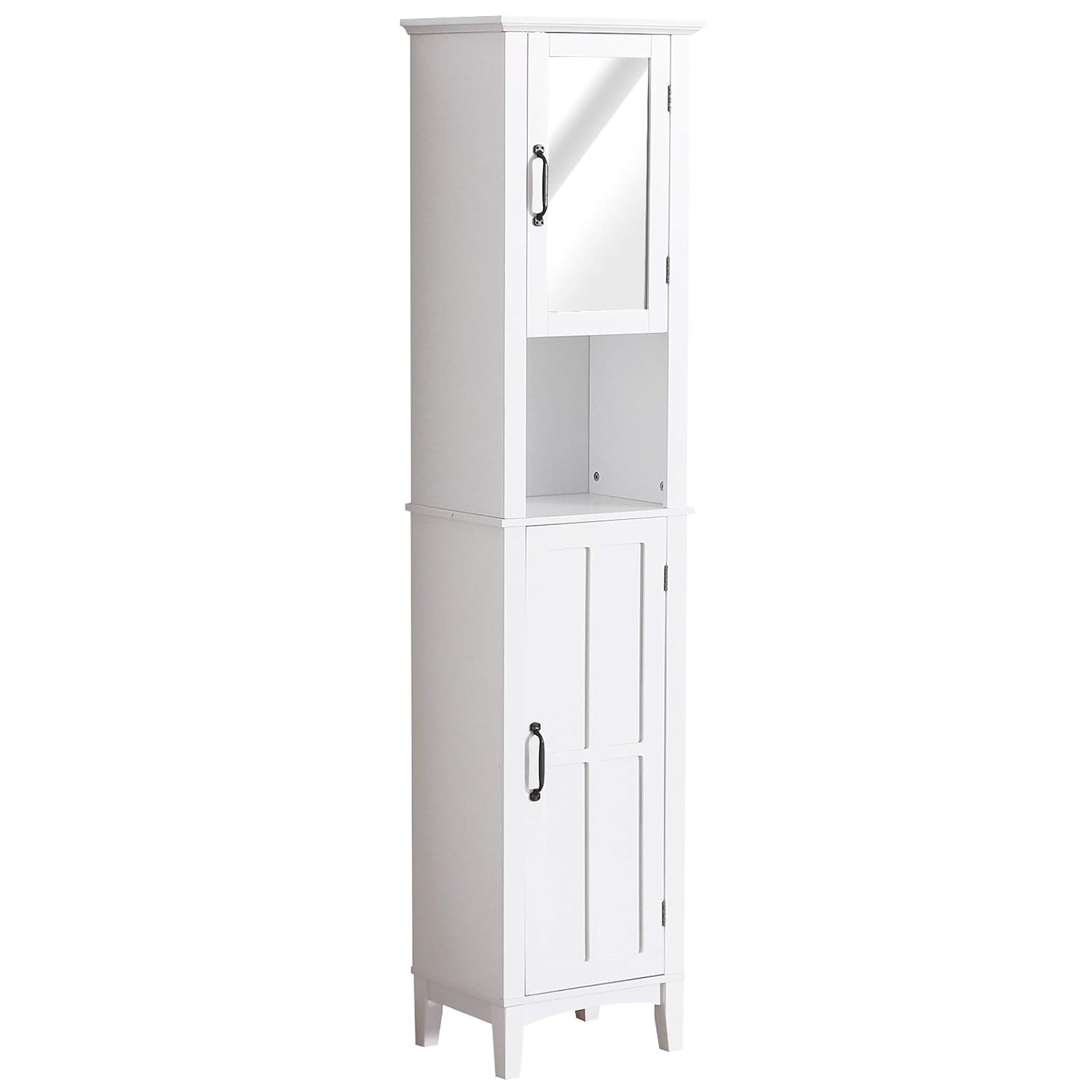 HOMCOM Badschrank Badezimmerschrank Badkommode Badregal Wandschrank mit