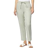 32 Degrees Ladies' Stretch Linen Blend Pant (X-Large, Sage)