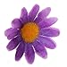 50 Pieces Sunflower Artificial Silk Flower Heads Craft Wedding Party Home Decor (Purple)