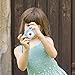 Kids Camera, Enow 16MP Dual Digital Video Camera, DIY Creative Camcorder Child Toys for Boys Girls, Mini 2.0 Inch HD Rechargeable Anti-drop Shockproof Shell, Cartoon Blue (32GB SD Card Included)