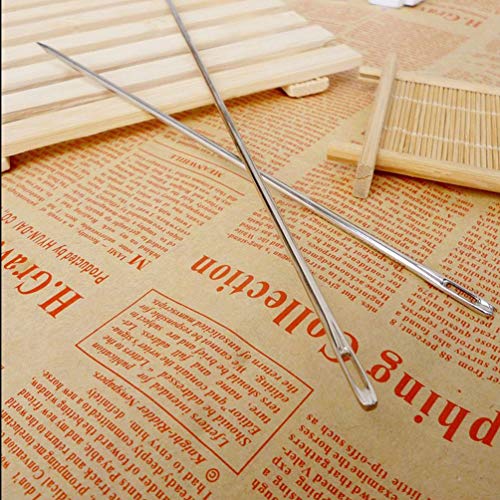 image for MXRS 20 Pcs Big Eye Hand Sewing Needle, 4 Sizes Large Eye Stitching Ne