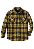 Kingsize Men's Big & Tall Plaid Flannel Work Shirt Jacket