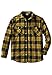 Kingsize Men's Big & Tall Plaid Flannel Work Shirt Jacket