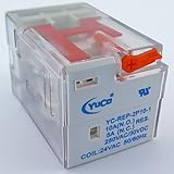 YC-REP-2P10-1 YuCo ICE CUBE GENERAL PURPOSE RELAY OCTAL BASE 8PIN 2PDT 10AMP 24VAC 50/60HZ AC-COIL