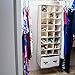 Hanging Shoe Organizer For Closet 27 Pocket Storage Shoes Hanging Rack Holder Over Rod Hanger Caddy For Bedroom Closets Fabric Racks Organizers 48