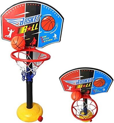Children Kid Adjustable Basketball Hoop Set Portable Play Set Indoor Outdoor Sport Toy Game Baby Toddler Train Equipment