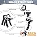 swelldom Grip Strength Trainer Hand Grip Strengthener 2 Pack, Adjustable Forearm Grip Workout Grips Exerciser Improve Finger Wrist Dexterity, Gripper for Athlete + Instruction, Key Chain Carrying Bag