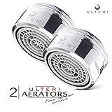 Aerator for Kitchen, Bathroom Faucet, 15/16 Inch Male Thread, Water Saving Flow 1.5 GMP, Brass, Chrome