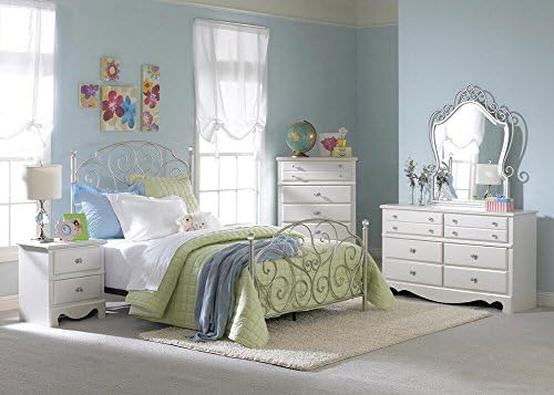Amazon.com: THE ROOMPLACE Hailey 5 Pc. Twin Bedroom Furniture Set
