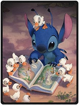 Lilo and Stitch Custom Super Soft Fleece Blankets Throws Blanket 58Inches X 80Inches