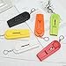 Feihoudei Fidget Pencil 6 Pack Cap Beer Bottle Opener Cap Launcher Shoots with Key Ring, Assorted Colors