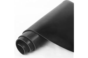 HooTown Solid Rubber Sheets Strips, 24” Wide x 1/8" Thick x 24” Long Neoprene Rubber Rolls Perfect for DIY Gasket Material, Sealing, Liner, Shield, Padding, Mat for Weather Stripping, No Adhesive