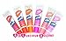 6-PACK Peel-Off Colored Lip Stain Gloss | Variety of SIX Luscious, Sexy Colors | Apply, Let Dry, Peel Away, and Look Beautiful!