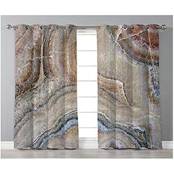 Amazon.com: YISUMEI 24 x 48 inch Blackout Curtains Top Grommet Drapes