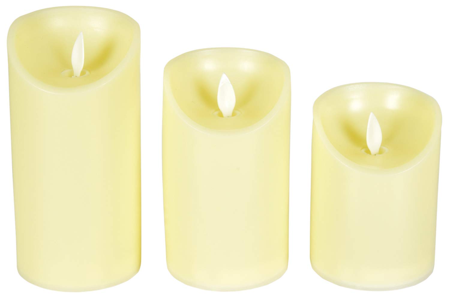 Lyyt | Dancing Flame LED Candles with Wireless Remote | Set of 3