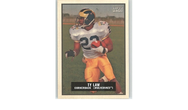 ty law michigan jersey