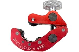 WHEELER-REX 4992RED - Close Quarters Tubing Cutter 1/4" - 2-3/8", Limited Red Edition