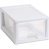 Amazon Com Sterilite 23508006 Narrow Modular Drawer White Frame