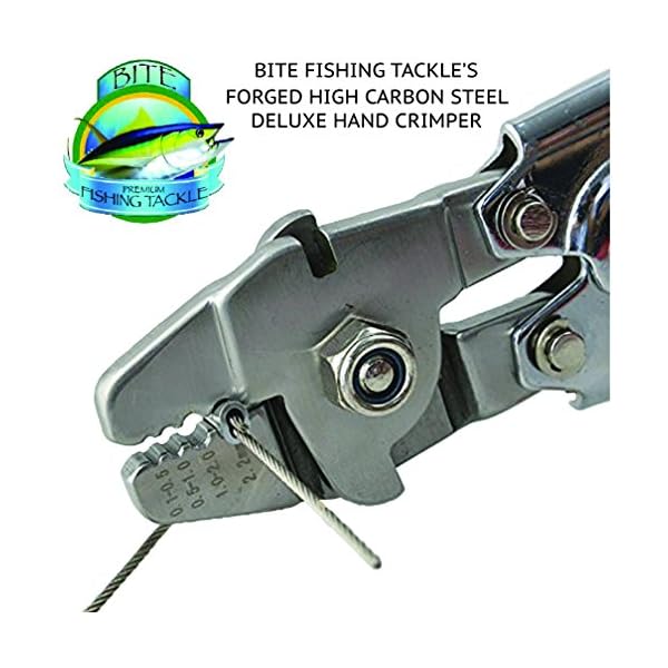 Bite-Fishing-Tackle-Deluxe-Big-Game-Crimper-10-Crimping-Pliers-Forged-High-Carbon-Steel-Spring-Loaded-Fits-all-Size-Fishing-Crimps