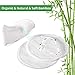 Reusable Makeup Remover Pads 16 Packs Organic Bamboo Cotton Rounds Facial Toner Pads,Washable Soft Cleansing Towel Wipes with Laundry Bag