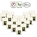 Highly Citronella candles Set of 20, Citronella, Rosemary, Sage, Lemon Grass blend, Essential Oils, Votive Candles in Clear Glass. Burns upto 12-15 hours each. Great Gift for Home, Patio, Gardens