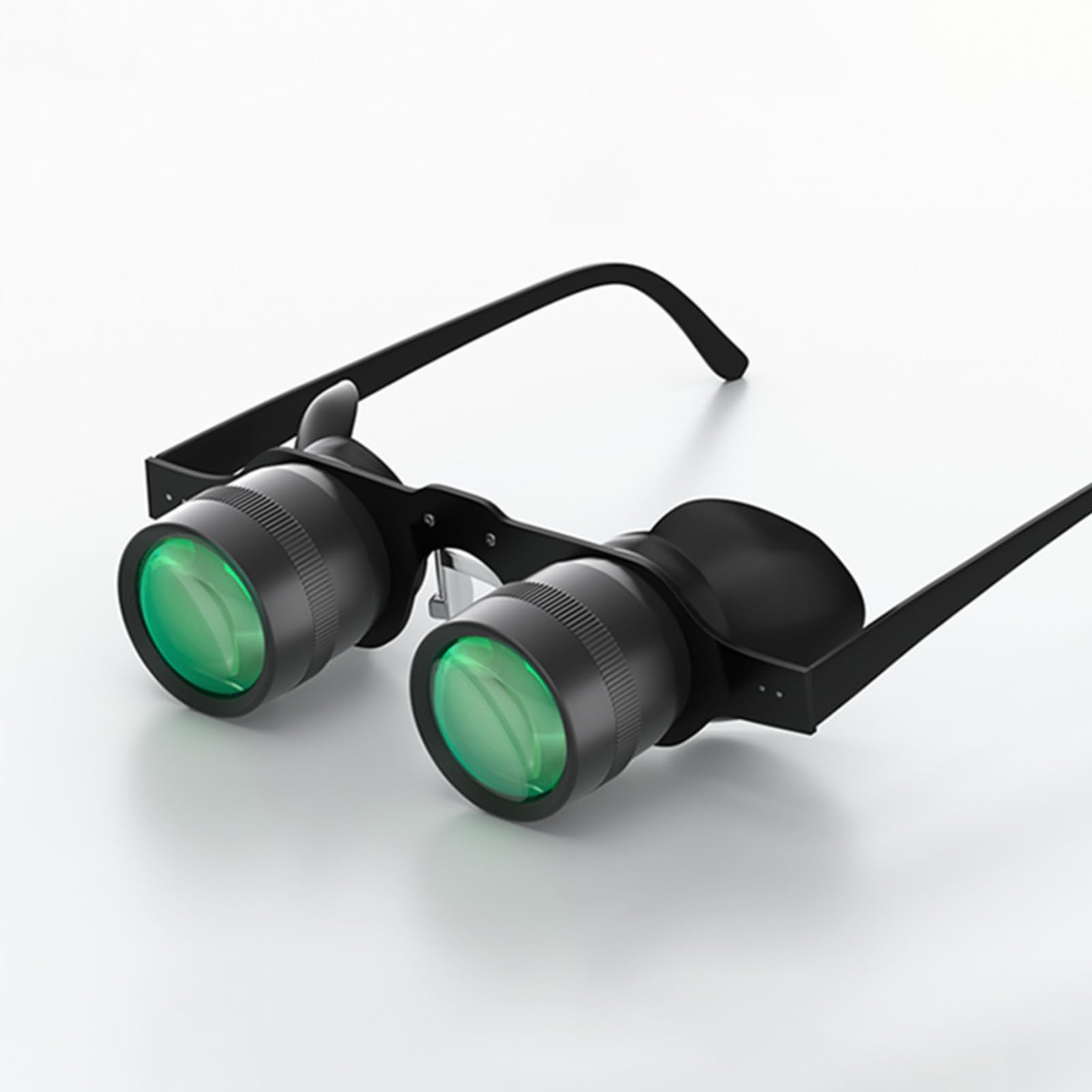 Photo 1 of **MISSING PIECES** 10X Binocular Glasses Hands, Fishing Magnifying Glasses with 3 Color Filters, Outdoor Fishing Binoculars Telescope for Outdoor Bird Watching Sightseeing Concerts