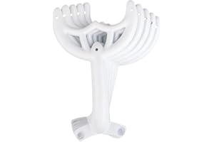 Dysmio 42-Inch White Replacement Ceiling Fan Blade Arms with Mounting Hardware 5-Pack