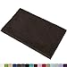 MAYSHINE Chenille Bath Mat for Bathroom Rugs 32" x20", Extra Soft and Absorbent Microfiber Shag Rug, Machine Wash Dry- Perfect Plush Carpet Mats for Tub, Shower, and Room- Brown