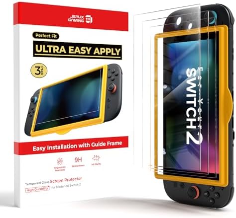 Protector Pantalla Ultra HD para Nintendo Switch 2, Pack de 3