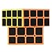 Twister.CK Carbon Fiber Sticker 4x4x4 Puzzle Cube ,Speed Cube Puzzle Cube Black 60mm,Smooth Magic Cube Puzzles,Great Corner Cutting,Turns Quicker and Smoother Than Original,100% !