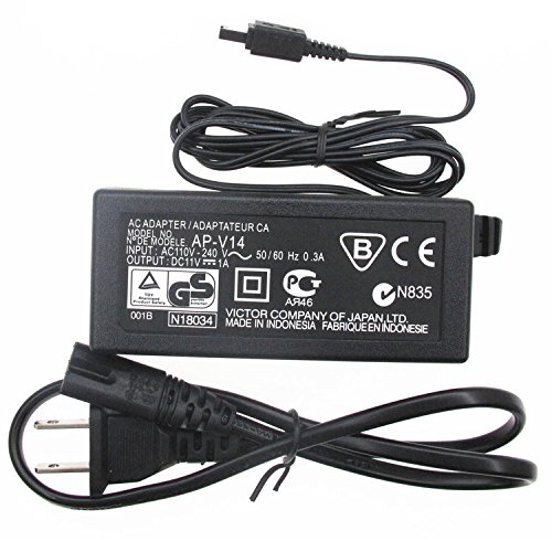 JIOOYEE AC Adapter Charger for JVC GR-D347 GR-D347US GR-D347U GR-D350 GR-D350U GR-D72
