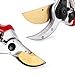 Titanium Pruning Shears - Best Pruning Tools,Pruning Snip,Tree Trimmer, Garden Shears, Hand Pruner-Included cow leather Sheath, Shrub & Hedge Clippers.