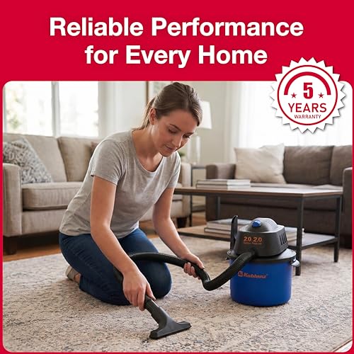 Koblenz WD-2L Wet Dry Vacuum Cleaner, Home Car Garage Workshop, 2.0 PHP photo 10
