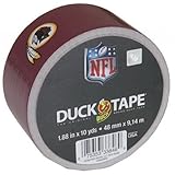 Duck Brand 281538 NFL Team Logo Duct Tape, 1.88-Inch by 10 Yards, Single Roll