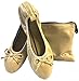 Shoes8teen Womens Foldable Ballerina Ballet Flats W/Bow 15 Colors