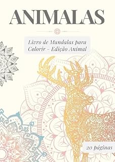 Livro ANIMALAS: Livro de Mandalas para Colorir - Edição Animal
