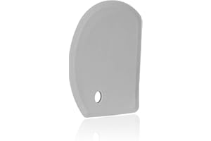 Sapid Silicone Bowl Scraper Flexible Curved Edge, Food Grade Bench Dough Scraper for Baking Sourdough Bread, Cake, Fondant Ic