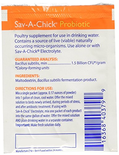 9-Count Sav-A-Chick Probiotic Supplements - (3 Packages with 3 Packets each)
