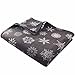 Clara Clark Throw Blanket - Super Soft Cozy Fleece Printed Bedding Blankets - Warm Cuddling Throw - 100% Polyester Light Weight, Machine Washable - 50