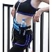 LARDROK Running Belt,Adjustbale Fitness Belt with Water Bottle, Waterproof Reflective Zipper Waist Pack for Runners, Race, Marathon, Hiking - Men and Women