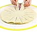 BakeitFun 17.75 Inch Round Silicone Pastry Mat | Non Stick BPA-Free | Metric & Imperial Guides | Oven Microwave Freezer Dishwasher Safe - 450 °F to -40 °F