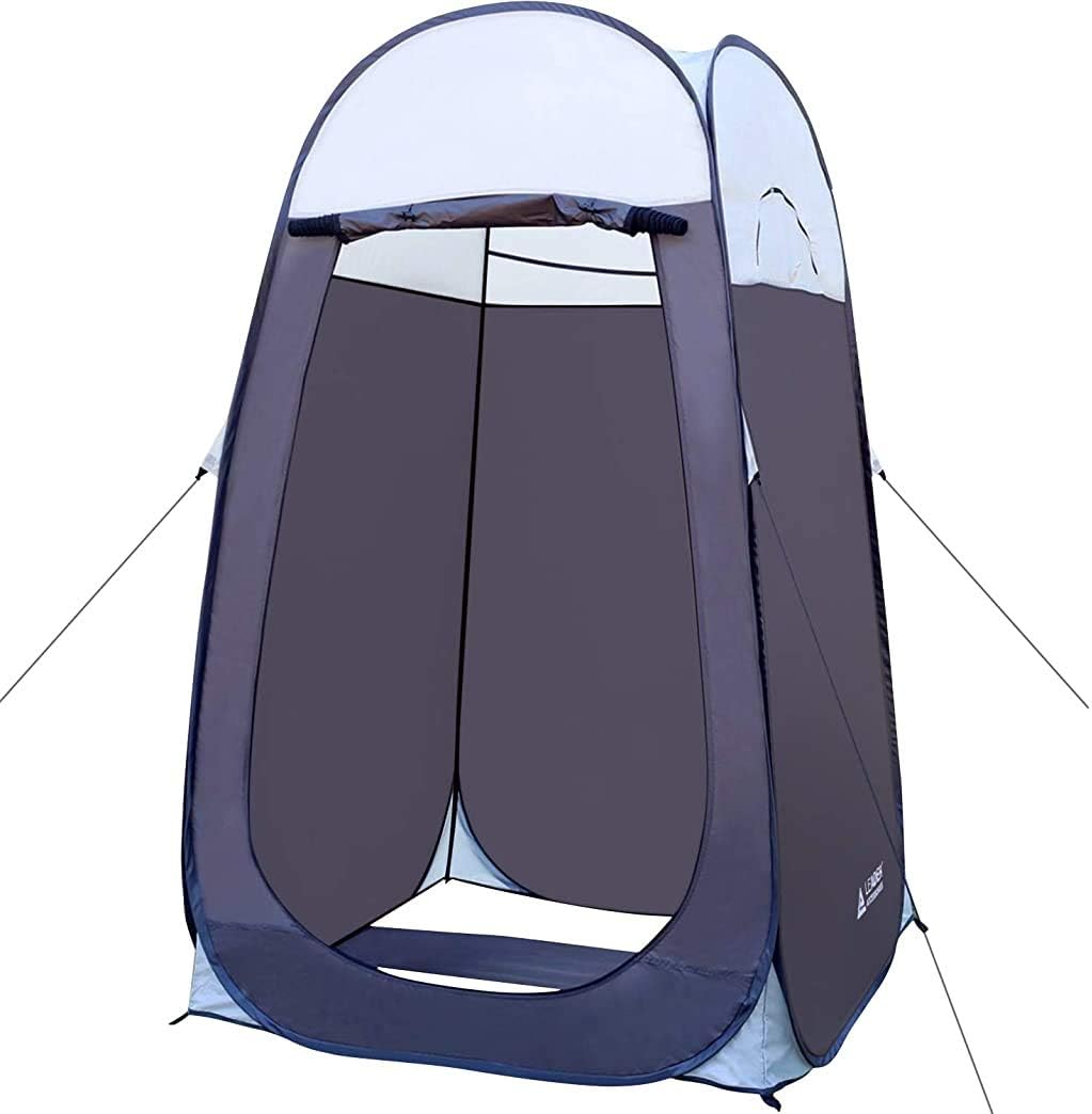 Leader Accessories Pop Up Shower Tent Dressing Changing Tent Pod Toilet Tent 4' x 4' x 78"(H) Big Size