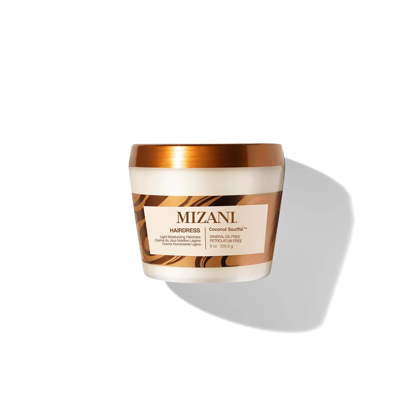 Mizani Leave-In Conditioner, For All Hair Types, Hydrating and Conditioning Treatment, Infused with Coconut Oil, Mineral Oil and Petrolatum Free, Styling Hairdress Coconut Souffle, 250ml