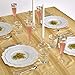 Beautiful Designed Disposable Plates For Party (20 Pc) Heavy Duty Disposable Dinner Set 8.25” , Fine Dining Plastic Dishes For Elegant China Look, Great for Upscale Wedding, Dining & Serving - White