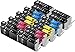 Sherman Ink Cartridges 20 Pack Compatible Ink Cartridge Replacement for PGI-250XL CLI-251XL for Printers: PIXMA MX922, PIXMA MG5420, PIXMA MG6320, PIXMA MG7120, PIXMA MG5520, PIXMA iP7220 4 Black, 4 Cyan, 4 Yellow, 4 Magenta, 4 Photo Black