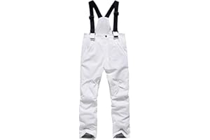 Ski Bib Girls Size 14 Toddler Snow Pant | Winter Ski W Cargo Stash Pocket | Insulated Convertible Snowsuit Insulated Bib