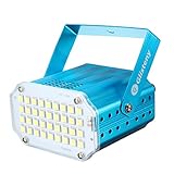 Strobe Light, GLISTENY Mini Disco Light Stage Lamp Party Flash Lighting Strobe Flash Party Lights Sound Actived Auto Flash Speed Adjustable Portable for Discos Stage Effects KTV Club Bar Home Party